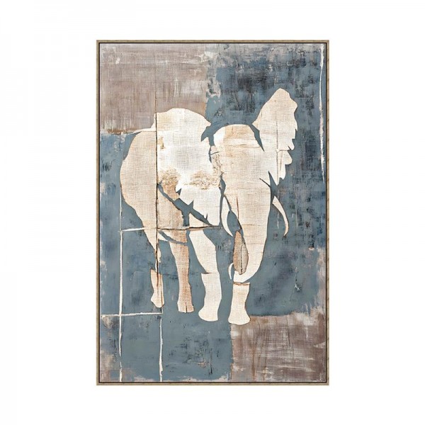 ΠΙΝΑΚΑΣ ΣΕ ΚΑΜΒΑ Fylliana FL50340 ΜΠΕΖ-ΚΑΦΕ-ΜΠΛΕ ΧΡΩΜΑ 80x4x120εκ