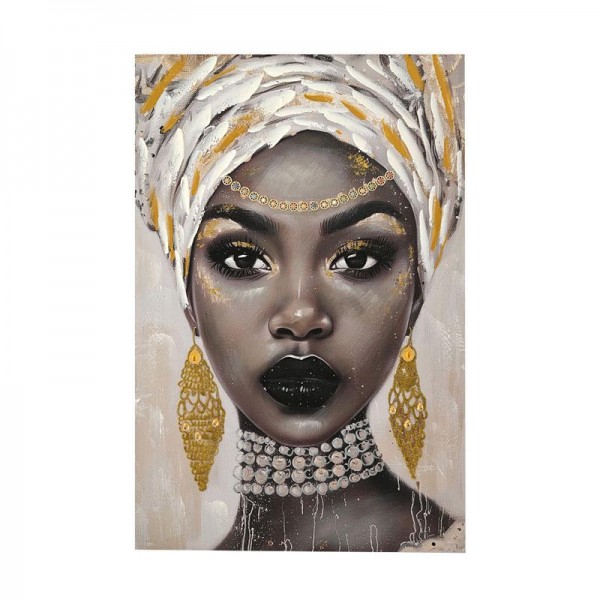 ΠΙΝΑΚΑΣ ΣΕ ΚΑΜΒΑ ΓΥΝΑΙΚΕΙΑ ΦΙΓΟΥΡΑ Fylliana FL24058 ΚΑΦΕ-ΧΡΥΣΟ 60x3x90εκ