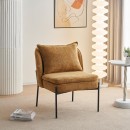 ΠΟΛΥΘΡΟΝΑ Fylliana FL3059 ΚΙΤΡΙΝΟ ΥΦΑΣΜΑ ΜΕ ΜΕΤΑΛΛΙΚΑ ΠΟΔΙΑ 67x75x81εκ