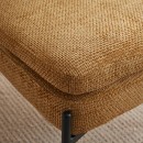 ΠΟΛΥΘΡΟΝΑ Fylliana FL3059 ΚΙΤΡΙΝΟ ΥΦΑΣΜΑ ΜΕ ΜΕΤΑΛΛΙΚΑ ΠΟΔΙΑ 67x75x81εκ