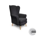 ΠΟΛΥΘΡΟΝΑ Fylliana CLASSIC 24 ΣΚΟΥΡΟ ΓΚΡΙ ΥΦΑΣΜΑ 80x80x114εκ
