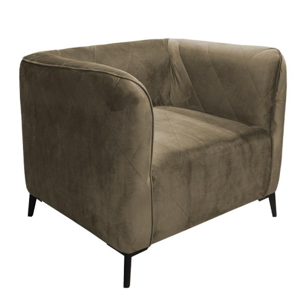 ΠΟΛΥΘΡΟΝΑ Fylliana Cube TAUPE ΧΡΩΜΑ 80x72x70εκ