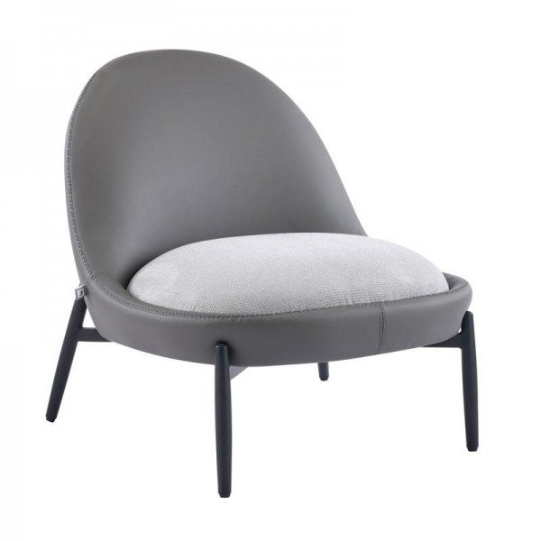 ΠΟΛΥΘΡΟΝΑ Fylliana FL829 ΓΚΡΙ ΥΦΑΣΜΑ ΜΕ ΜΕΤΑΛΛΙΚΑ ΠΟΔΙΑ 74x84x80εκ