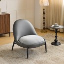 ΠΟΛΥΘΡΟΝΑ Fylliana FL829 ΓΚΡΙ ΥΦΑΣΜΑ ΜΕ ΜΕΤΑΛΛΙΚΑ ΠΟΔΙΑ 74x84x80εκ