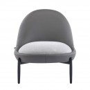 ΠΟΛΥΘΡΟΝΑ Fylliana FL829 ΓΚΡΙ ΥΦΑΣΜΑ ΜΕ ΜΕΤΑΛΛΙΚΑ ΠΟΔΙΑ 74x84x80εκ