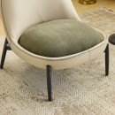 ΠΟΛΥΘΡΟΝΑ Fylliana FL829 ΛΑΔΙ ΥΦΑΣΜΑ ΜΕ ΜΕΤΑΛΛΙΚΑ ΠΟΔΙΑ 74x84x80εκ