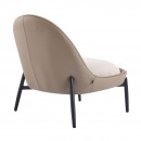 ΠΟΛΥΘΡΟΝΑ Fylliana FL829 ΜΠΕΖ ΥΦΑΣΜΑ ΜΕ ΜΕΤΑΛΛΙΚΑ ΠΟΔΙΑ 74x84x80εκ