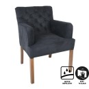 ΠΟΛΥΘΡΟΝΑ Fylliana NEW F4 ΓΚΡΙ ΜΕ GREY OAK ΠΟΔΙΑ 65x70x88εκ