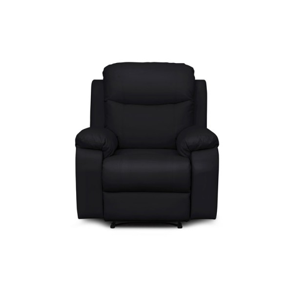 ΠΟΛΥΘΡΟΝΑ Fylliana RELAX CHICAGO 1114 ΜΑΥΡΟ ΤΕΧΝΟΔΕΡΜΑ 97x90x100εκ
