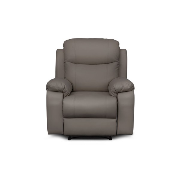 ΠΟΛΥΘΡΟΝΑ Fylliana RELAX CHICAGO 1122 ΓΚΡΙ ΤΕΧΝΟΔΕΡΜΑ 97x90x100εκ