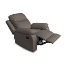 ΠΟΛΥΘΡΟΝΑ Fylliana RELAX CHICAGO 1122 ΓΚΡΙ ΤΕΧΝΟΔΕΡΜΑ 97x90x100εκ