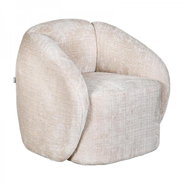 ΠΟΛΥΘΡΟΝΑ Fylliana Sienna ΚΡΕΜ ΥΦΑΣΜΑ 53x76x71εκ