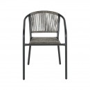 ΠΟΛΥΘΡΟΝΑ ΚΗΠΟΥ Fyllianna FL11465 ΑΠΟ ΣΥΝΘΕΤΙΚΟ RATTAN MΕ ΜΕΤΑΛΛΙΚΟ ΣΚΕΛΕΤΟ ΓΚΡΙ ΧΡΩΜΑ 54x63x74εκ