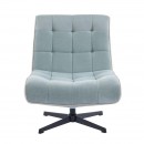 ΠΟΛΥΘΡΟΝΑ ΠΕΡΙΣΤΡΕΦΟΜΕΝΗ Fylliana FL820 ΒΕΡΑΜΑΝ ΥΦΑΣΜΑ ΜΕ ΜΕΤΑΛΛΙΚΑ ΠΟΔΙΑ 71x82x86εκ