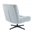 ΠΟΛΥΘΡΟΝΑ ΠΕΡΙΣΤΡΕΦΟΜΕΝΗ Fylliana FL820 ΒΕΡΑΜΑΝ ΥΦΑΣΜΑ ΜΕ ΜΕΤΑΛΛΙΚΑ ΠΟΔΙΑ 71x82x86εκ