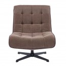 ΠΟΛΥΘΡΟΝΑ ΠΕΡΙΣΤΡΕΦΟΜΕΝΗ Fylliana FL820 ΓΚΡΙ ΥΦΑΣΜΑ ΜΕ ΜΕΤΑΛΛΙΚΑ ΠΟΔΙΑ 71x82x86εκ