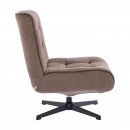 ΠΟΛΥΘΡΟΝΑ ΠΕΡΙΣΤΡΕΦΟΜΕΝΗ Fylliana FL820 ΓΚΡΙ ΥΦΑΣΜΑ ΜΕ ΜΕΤΑΛΛΙΚΑ ΠΟΔΙΑ 71x82x86εκ