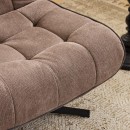 ΠΟΛΥΘΡΟΝΑ ΠΕΡΙΣΤΡΕΦΟΜΕΝΗ Fylliana FL820 ΓΚΡΙ ΥΦΑΣΜΑ ΜΕ ΜΕΤΑΛΛΙΚΑ ΠΟΔΙΑ 71x82x86εκ