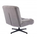 ΠΟΛΥΘΡΟΝΑ ΠΕΡΙΣΤΡΕΦΟΜΕΝΗ Fylliana FL820 ΚΑΦΕ ΥΦΑΣΜΑ ΜΕ ΜΕΤΑΛΛΙΚΑ ΠΟΔΙΑ 71x82x86εκ