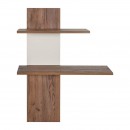 ΡΑΦΙ ΤΟΙΧΟΥ 2 ΘΕΣΕΩΝ Fylliana Miami TOBACCO ΜΕ CASHMERE ΧΡΩΜΑ 80x26x100εκ