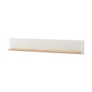 ΡΑΦΙ ΤΟΙΧΟΥ BRETAGNA ZP ARTISAN OAK-ΛΕΥΚΟ HIGH GLOSS FOIL 150x19,5x25εκ a.p.r