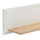 ΡΑΦΙ ΤΟΙΧΟΥ BRETAGNA ZP ARTISAN OAK-ΛΕΥΚΟ HIGH GLOSS FOIL 150x19,5x25εκ a.p.r