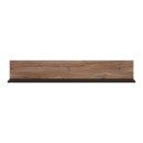 ΡΑΦΙ ΤΟΙΧΟΥ CORSICA ZP FLAGSTAFF OAK-ΜΑΥΡΟ 137,5x19,5x24εκ