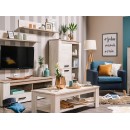 ΡΑΦΙ ΤΟΙΧΟΥ Kent ZP GREY OAK-WHITE OAK 120x19x22εκ knt