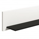 ΡΑΦΙ ΤΟΙΧΟΥ SARTHE ZP ΛΕΥΚΟ-ΜΑΥΡΟ ΜΑΤ 150x20x25εκ n.t.v