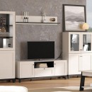 ΡΑΦΙ ΤΟΙΧΟΥ SAVOIA ZP CASHMERE-ΑΝΑΓΛΥΦΟ ΜΑΥΡΟ 137x20x24εκ d.f.l