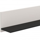 ΡΑΦΙ ΤΟΙΧΟΥ SAVOIA ZP CASHMERE-ΑΝΑΓΛΥΦΟ ΜΑΥΡΟ 137x20x24εκ d.f.l
