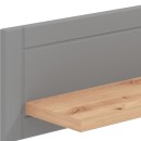 ΡΑΦΙ ΤΟΙΧΟΥ VALENCIA ARTISAN OAΚ-ΓΚΡΙ ΜΑΤ ΧΡΩΜΑ 146x19.5x24εκ