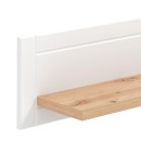 ΡΑΦΙ ΤΟΙΧΟΥ VALENCIA ARTISAN OAΚ-ΛΕΥΚΟ ΜΑΤ ΧΡΩΜΑ 146x19.5x24εκ