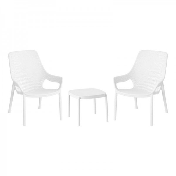 ΣΕΤ 2 ΚΑΡΕΚΛΕΣ ΚΗΠΟΥ ΚΑΙ ΤΡΑΠΕΖΑΚΙ Fylliana “Selavia” ΜΕ UV ΠΡΟΣΤΑΣΙΑ ΛΕΥΚΟ ΧΡΩΜΑ