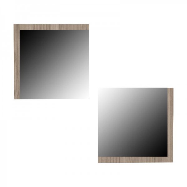 ΣΕΤ 2 ΚΑΘΡΕΦΤΕΣ ΤΟΙΧΟΥ Fylliana Charles GREY OAK 60x60εκ