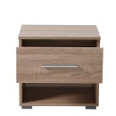 ΣΕΤ 2 ΚΟΜΟΔΙΝΑ RITMO 2NO1F SONOMA 44.5x33.5x42.5εκ