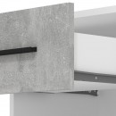 ΣΕΤ 2 ΚΟΜΟΔΙΝΑ VARADERO 2NO1F ΛΕΥΚΟ-CONCRETE 42x33x42εκ