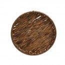 ΣΕΤ 3 ΨΑΘΙΝΟΙ ΔΙΣΚΟΙ Fylliana Boho FL24361 ΦΥΣΙΚΟ ΧΡΩΜΑ 39x39x6εκ & 34x5.5εκ & 30x5.5εκ