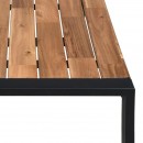 ΣΕΤ ΚΗΠΟΥ 4 ΤΕΜΑΧΙΩΝ Fylianna Sesilia ΑΠΟ ΞΥΛΟ ΑΚΑΚΙΑΣ ΜΑΥΡΟ-ΓΚΡΙ ΑΝΟΙΧΤΟ ΧΡΩΜΑ 112x61x76εκ