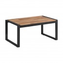 ΣΕΤ ΚΗΠΟΥ 4 ΤΕΜΑΧΙΩΝ Fylianna Sesilia ΑΠΟ ΞΥΛΟ ΑΚΑΚΙΑΣ ΜΑΥΡΟ-ΚΑΦΕ ΧΡΩΜΑ 112x61x76εκ