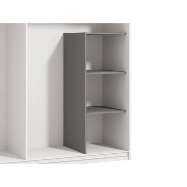 ΣΕΤ ΡΑΦΙΑ FUP ΓΚΡΙ ΓΡΑΦΙΤΗΣ ΧΡΩΜΑ 46,5x45,5x116,5εκ