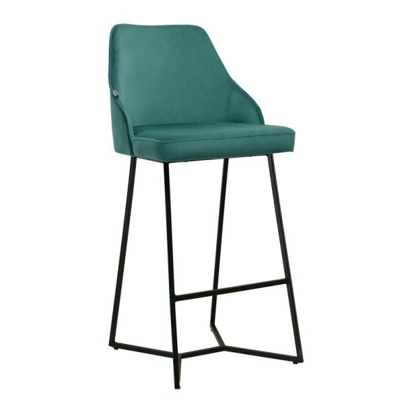 ΣΚΑΜΠΟ ΜΠΑΡ Fylliana Hilda ΠΡΑΣΙΝΟ ΧΡΩΜΑ ΥΦΑΣΜΑΤΟΣ 48x43x104εκ