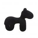 ΣΚΑΜΠΟ-ΠΟΥΦ Fylliana Teddy ΜΑΥΡΟ ΧΡΩΜΑ 55x110x83εκ