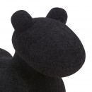 ΣΚΑΜΠΟ-ΠΟΥΦ Fylliana Teddy ΜΑΥΡΟ ΧΡΩΜΑ 55x110x83εκ