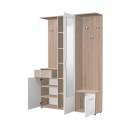 ΣΤΑΝΤ ΧΩΛ ΚΑΙ ΠΑΠΟΥΤΣΟΘΗΚΗ MARTIN SONOMA/ΛΕΥΚΟ 133,5x33x197,5εκ fxtr