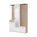 ΣΤΑΝΤ ΧΩΛ ΚΑΙ ΠΑΠΟΥΤΣΟΘΗΚΗ MARTIN SONOMA/ΛΕΥΚΟ 133,5x33x197,5εκ fxtr