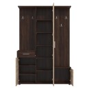 ΣΤΑΝΤ ΧΩΛ ΚΑΙ ΠΑΠΟΥΤΣΟΘΗΚΗ MARTIN DARK SONOMA/SONOMA 133,5x33x197,5εκ fxtr