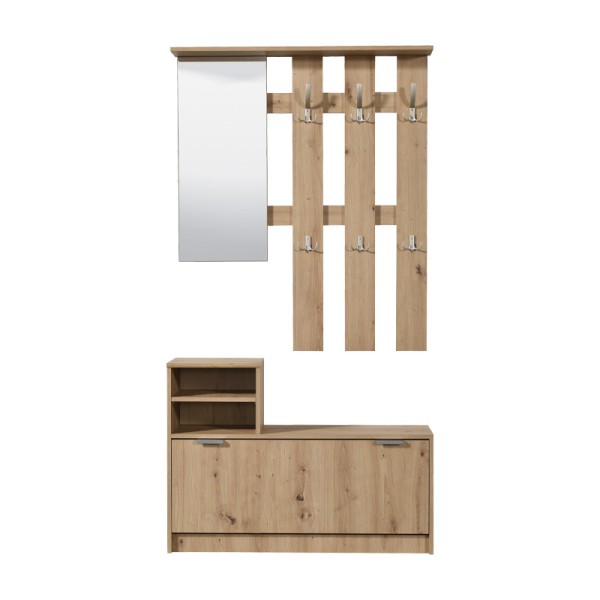 ΣΤΑΝΤ ΓΙΑ ΧΩΛ RAVENNA ARTISAN OAK 100x29x192εκ fxtr