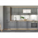 ΣΤΟΙΧΕΙΟ ΚΟΥΖΙΝΑΣ VALENCIA BD60 ARTISAN-ΓΚΡΙ MAT FOIL 60x59,5x218,5εκ