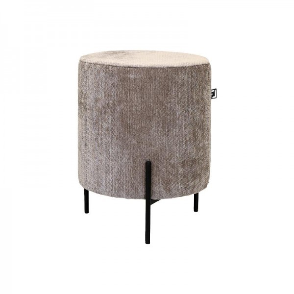 ΣΤΡΟΓΓΥΛΟ ΣΚΑΜΠΟ Fylliana New Lux ΚΑΦΕ ΧΡΩΜΑ 33x33x38εκ